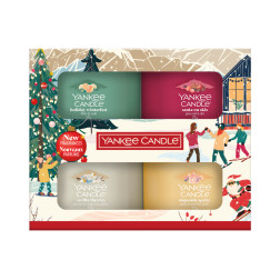 Sada 4 mini vonných svíček YANKEE CANDLE Apres Ski Gift