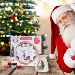 Zestaw kominek + 12 wosków zapachowych Yankee Candle Apres Ski Prezent