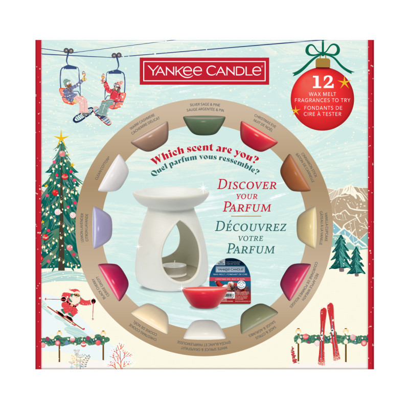 Zestaw kominek + 12 wosków zapachowych Yankee Candle Apres Ski Prezent