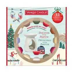 Zestaw kominek + 12 wosków zapachowych Yankee Candle Apres Ski Prezent