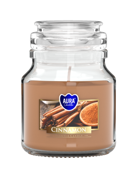 Świeca zapachowa BISPOL Aura snd71-65 (Cynamon) ~28h