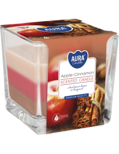 BISPOL Aura scented candle snk80-87 (Apple & Cinnamon) ~32h