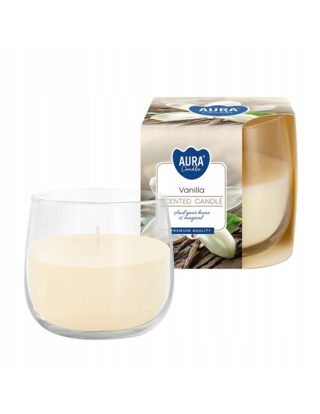 BISPOL Aura scented candle sn71-67 (Vanilla) ~24h