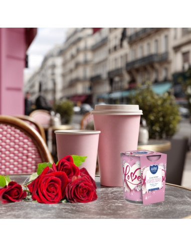 BISPOL Aura scented candle sn72s-04 (Love Letter) ~22h