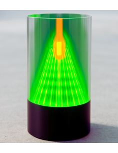 Świeca LED Choinka stożek SUBITO H125 (145) Boże Narodzenie