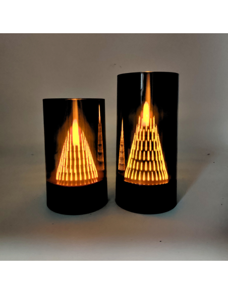 Świeca LED Choinka stożek SUBITO H125 (147) Boże Narodzenie