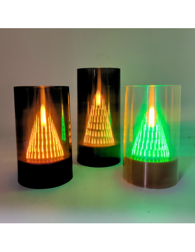 Świeca LED Choinka stożek SUBITO H125 (147) Boże Narodzenie