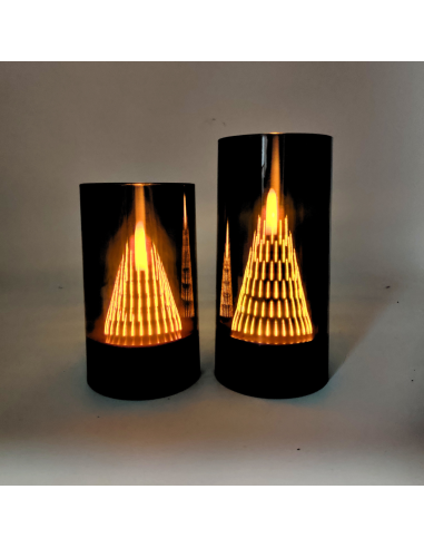 Świeca LED Choinka stożek SUBITO H150 (148) Boże Narodzenie