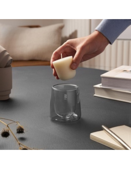 Scented candles for the BOLSIUS CleanLight candle holder ~20h Cedarwood Vetiver 2 pcs.