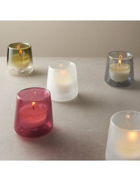 Scented candles for the BOLSIUS CleanLight candle holder ~20h Cedarwood Vetiver 2 pcs.