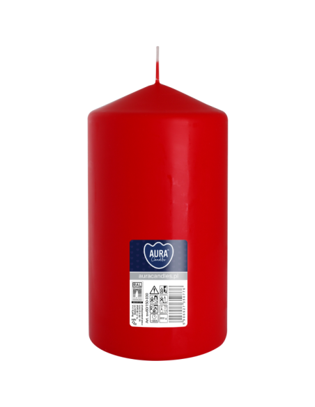 BISPOL Aura Säulenkerze SW80/150-030 (rot) ~66h