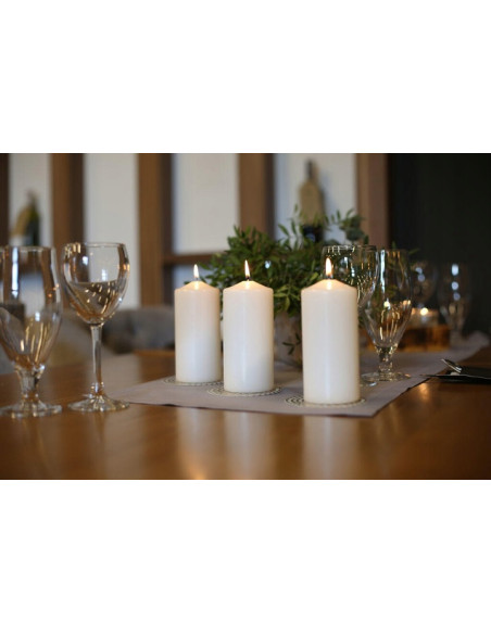 BISPOL Aura Säulenkerze SW80/150-030 (rot) ~66h