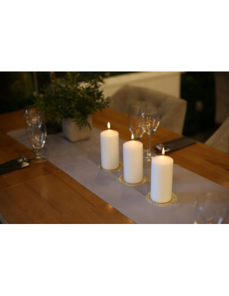 Świeca pieńkowa walec BISPOL Aura sw80/150-036 (burgund) ~66h