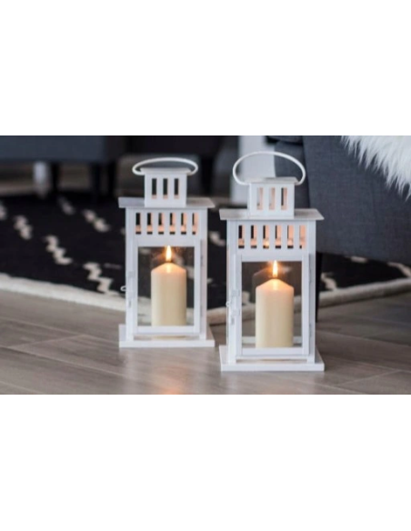 Pillar candles BISPOL Aura sw40/80-230 (metallic red) ~9h 4 pcs.