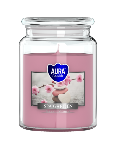 BISPOL Aura Duftkerze snd99-254 (SPA Garden) ~100 Std.