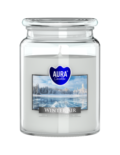 BISPOL Aura scented candle snd99-375 (Winter air) ~100h