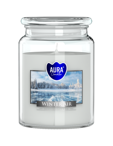 BISPOL Duftkerze Aura snd99-375 (Winterluft) ~100 Std.