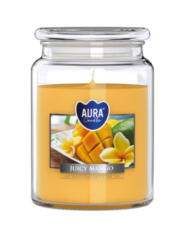 BISPOL Aura scented candle snd99-475 (Juicy mango) ~100h