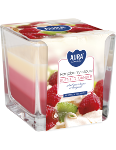 BISPOL Aura scented candle snk80-329 (Raspberry cloud) ~32h