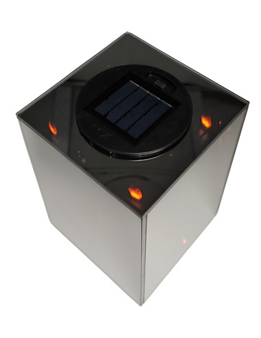 LINDO HOME 3D solar mirror lantern LED Cube 18 cm