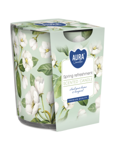 BISPOL Aura scented candle sn72s-40 (Spring refreshment) ~22h