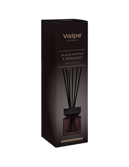 BISPOL Valpe VD-005-507 Aroma-Diffusor (Schwarzer Pfeffer & Bergamotte) 80 ml