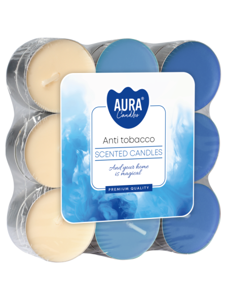 BISPOL Aura scented tealights p15-18-69 (Anti-tabak) 4h 18 pcs.