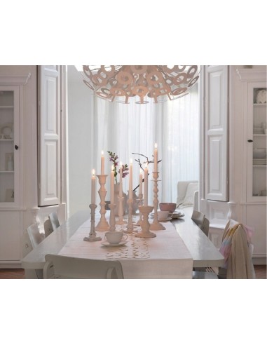 Świece stołowe BOLSIUS Torpeda 170/20 (białe) ~5h 8szt.