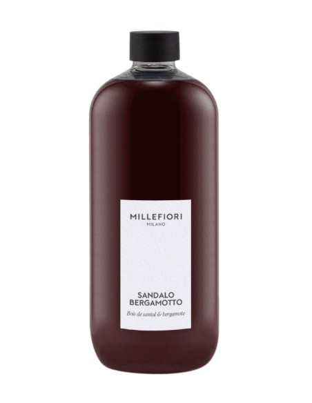 Uzupełniacz do pałeczek MILLEFIORI Milano SANDALO BERGAMOTTO 77RESB 500ml