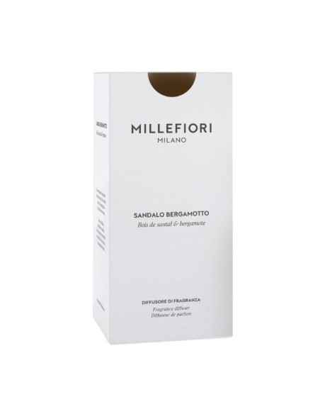 MILLEFIORI SANDALO BERGAMOTTO 77DDSB 250 ml Duftstab-Diffusor