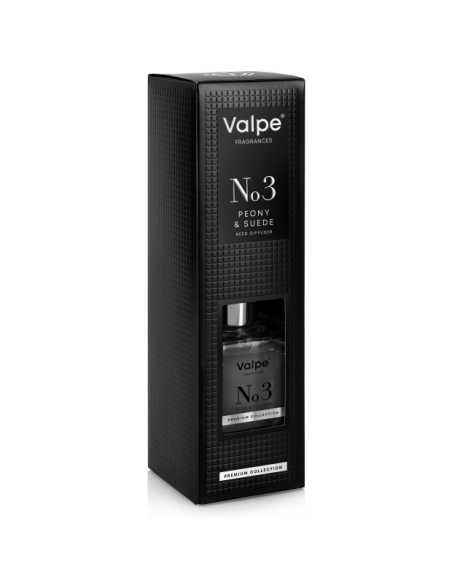 BISPOL Valpe No3 VD-007-003 Duftdiffusor (Pfingstrose & Wildleder) 80 ml