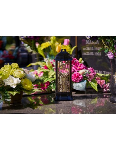 GLAMUR chapel candle, high silver column