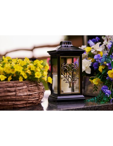 Svíčková kaple GLAMUR Lucerna L-26 malé srdce zlatá