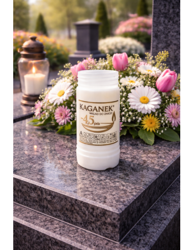 Parafínová vložka do sviečky Bispol Kaganek K5G 108h 4,5 dňa 1 kus