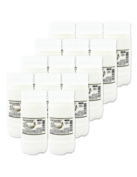Paraffin candle inserts Bispol Kaganek K5G 108h 4.5 days 14 pieces