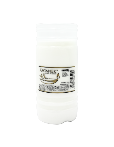 Wkłady do zniczy parafinowe Bispol Kaganek K5G 108h 4,5 dnia 14 sztuk