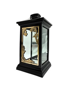 Znicz kapliczka GLAMUR Lampion L-26 mały złoty