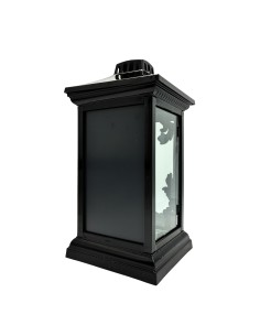 Znicz kapliczka GLAMUR Lampion L-26 mały srebrny 2