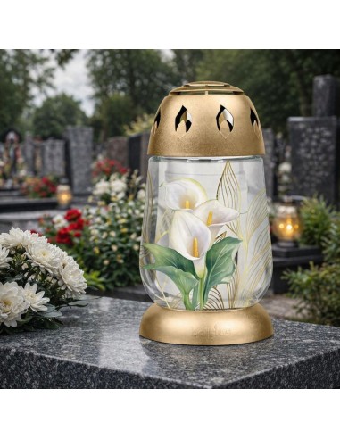 Sviečkový lampáš BOLSIUS 2S 02 Callas 17cm 24h 1 kus