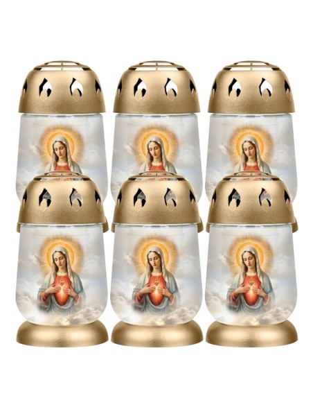 Znicze BOLSIUS 2S 03 Maria Miłosierna 17cm 24h 6 sztuk