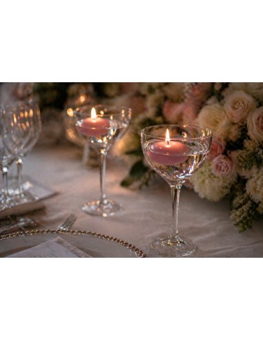 Bolsius BAG floating candles 4.5h 20 pieces misty pink