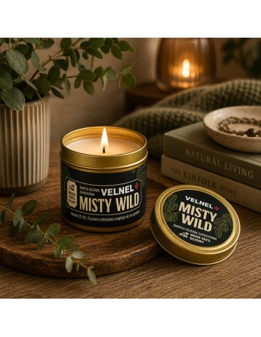 VELNEL ZS-05 Misty Wilderness scented soy candle in a tin 63g
