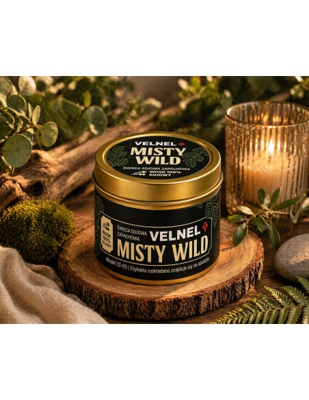 VERNEL ZS-05 Duftkerze „Misty Wilderness“ aus Sojawachs in der Dose, 63 g