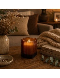 Vonná sójová sviečka v skle VELNEL ZS-01 Orange Glow 234g 2