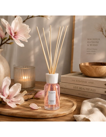 MILLEFIORI MAGNOLIA BLOSSOM & WOOD 77DDMW 250ml vonná tyčinka difuzér