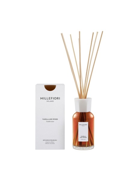 Dyfuzor pałeczki zapachowe MILLEFIORI VANILLA & WOOD 77DDDV 250ml