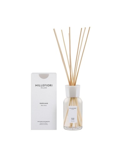 MILLEFIORI WHITE MUSK 77DDMB 250ml fragrance stick diffuser