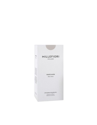 MILLEFIORI WHITE MUSK 77DDMB 250ml fragrance stick diffuser