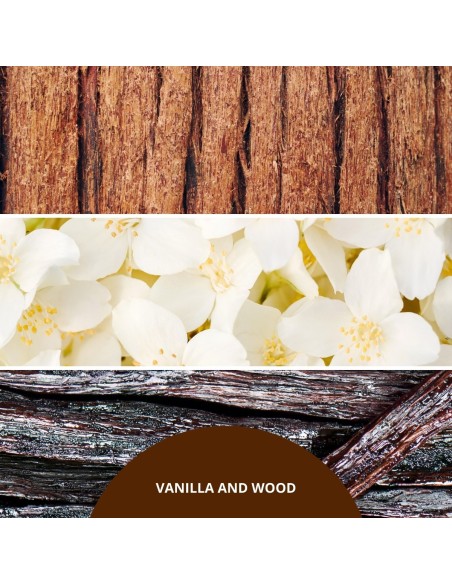 MILLEFIORI VANILLA & WOOD 77MDDV 100ml fragrance stick diffuser