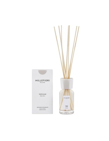 Dyfuzor pałeczki zapachowe MILLEFIORI WHITE MUSK 77MDMB 100ml
